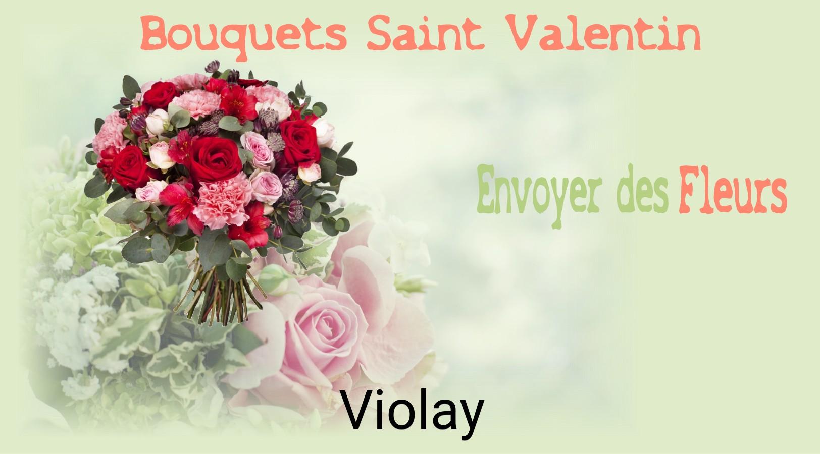 Roses de Saint-Valentin livrées à Violay